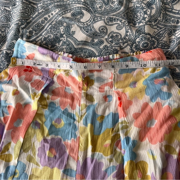 Billabong Womens Split Spirit Floral Pants White Multi SZ S New - Picture 6 of 9